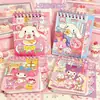 Cuaderno espiral abatible lindo, bloc de notas lindo y atractivo para niñas, regalo para estudiantes, artículo cultural y creativo