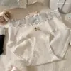 Calcinhas de Algodão Puro com Estampa de Filhote Fofo para Mulheres Cor Doce Blocos de Cor Macias Fofinhas Puff Menina 10A Algodão Puro Antibacteriano Gancho Estendido