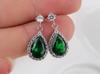 Aretes clásicos de circonita grado AAA en forma de gota de agua, joyería para aretes, calidad europea y americana, suministro transfronterizo, joyería que combina con todo
