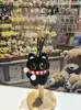 Novo Brinquedo de Pelúcia Gato Preto Pequeno Pingente Charme para Bolsa de Gato Presente de Casal Boneca que Faz Barulho Atacado