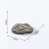 Fósil de Dinosaurio Tyrannosaurus Rex Miniatura en un Terrario: Decoración Creativa DIY, Adorno Colgante y Figura Pequeña de Escritorio