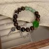 Nueva pulsera zen china apilada, diseño de nicho retro, pulsera única de estilo antiguo, joyería clásica elegante al por mayor