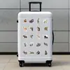 50 Peças de Adesivo à Prova d'Água com Pinturas de Animais Africanos