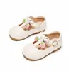 Zapatos de Cuero Snuffy para Niñas Modelo Nuevo Primavera y Otoño 2026 Zapatos Individuales de Dibujos Animados Suaves y Antideslizantes para Niñas Pequeñas