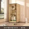 Vitrina Villa Panorámica para Gatos Casa para Gatos Hogar Nido para Gatos Jaula para Gatos de Interior Espacio Libre Extra Grande Casa para Gatos Gabinete para Mascotas
