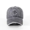 Gorra de Béisbol de Mezclilla Estilo Americano Desgastada para Mujer, Gorra de Béisbol Vintage Lavada y Desgastada, Sombrero con Protección Solar para Hombre, Circunferencia de Cabeza Grande, Hecho a Medida