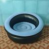 Sofá Inflable Nuevo Transfronterizo Sofá de Cilindro Único PVC Flocado Sofá Inflable Perezoso Silla Sofá Nido de Pájaro