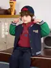 Chaqueta de béisbol para niños Youou, top de otoño, nuevo estilo de ropa para niños para primavera y otoño, ropa de otoño para niños y bebés