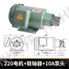 Bomba de Engrenagem da Bomba de Óleo Lubrificante Hidráulica TOP-12A Pequeno Motor Elétrico Torno Bomba Triangular Bomba de Óleo Motor 380V220V