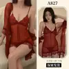 Amizade Laranja Íntimos Sexy Renda Sexy Tentação Desejo Puro Pijama Quente Malha Transparente Uniforme de Paixão Traje A827