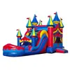 Castillo Hinchable Cuadrado para Niños Puesto Hinchable Cama Elástica Hinchable Centro Comercial Parque Interior Castillo Travieso Trampolín de Aire