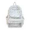 Mochila de Viagem Fresca e Juvenil Estilo Universitário, Mochila Escolar Estilo Coreano, Mochila Moderna e Esteticamente Agradável para Alunos do Ensino Fundamental II e Médio