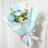 Ramo de rosas tejido a mano lana simulación ramo combinado terminado regalo de cumpleaños vacaciones para novias maestra