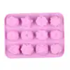 Molde de gesso de desenho animado boneca coolomi Epóxi cristal feito à mão diy4 molde de epóxi de urso de framboesa