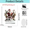 Adornos de Escritorio Acrílicos Populares Navideños y de Halloween Transfronterizos, Decoración de Atmósfera Festiva de Comercio Exterior, Manualidades Decorativas Regalos