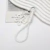 Colgante de Florcita Linda Correa para Teléfono Móvil Correa de Muñeca Estilo Deportivo Llavero Accesorio Funda de Teléfono Adorno Pequeño DIY