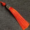 Flor de Mano de Buda con Borla Exquisitas Perlas Nudo Chino Colgante Broche Hanfu Borla de Hanfu Bolsita de Borlas Funda de Teléfono con Borla