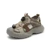 Sandalias Deportivas Nuevas de Verano 2025 para Niños Moda Tendencia Suela de Durian Unisex Sandalias de Punta Cerrada