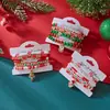 Europeu e Americano Transfronteiriço Natal Nova Moda Design de Cor Contrastante Árvore de Natal Boneco de Neve Velho Cerâmica Macia Conjunto de Pulseiras de Contas
