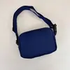 Nova bolsa de cintura de nylon, bolsa de cintura pequena feminina da moda, bolsa de peito estilo Lulu, bolsa transversal para esportes ao ar livre, Amazon