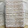 Tela de encaje de seda de leche soluble en agua con encaje completo para vestidos japoneses y coreanos, nueva tela bordada jacquard de estilo chino