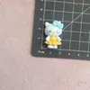 Novo Laço Gatinho Desenho Animado Cola Creme Artesanal DIY Acessórios de Resina Joias Buraco Fivela de Sapato Pacote de Material Lote