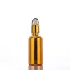 Botella de Vidrio para Aceite Esencial Spray Dorado Plateado Electrochapado al por Mayor Botella de Esencia 5-100 ml Botella Secundaria Botella Portátil