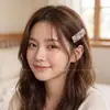 Pinzas creativas y frescas de frutas para el cabello para mujer, pasadores con vibra veraniega, pinzas laterales dulces para flequillo, pinzas de pico de pato divertidas y lindas