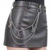 Europea y Americana Transfronteriza Hip-hop Punk Colgante Pentagrama Borla Cadena de Cintura Calle Popular Cadena de Metal Cadena de Pantalones Personalizada