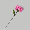 Flor de Cravos Artificial de Tricô Crochê à Mão Flor de Cravos Tecida Ornamento Decorativo Presente Flor Pronta