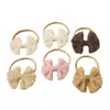 Comercio Exterior Transfronterizo Nuevos Accesorios para el Cabello de Niños Malla de Encaje para Bebé Lazo Tridimensional Diadema Fina Elástica de Nylon