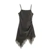 Z Estilo Europeu e Americano Transfronteiriço 2025 Nova Moda Elegante Amazon Atacado Feminino Rendas Lingerie Tops com Suspensório