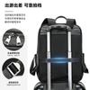 Mochila de Piel de Vaca de Primera Capa Mochila de Moda Simple para Hombre de Gran Capacidad Mochila de Cuero Genuino Bolsa Casual para Computadora Bolsa de Negocios de Alta Gama