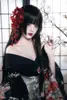 Novo Estilo Chinês Flor de Lírio-do-Vale Roxa Borla Grampo de Cabelo Super Fada Flor Artificial para Cabeça Vestido de Noiva Brinde Adorno de Cabeça Joia Atmosférica