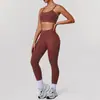 Novo Conjunto de Yoga Hot Silver Polka Dot da Amazon Calça Legging de Alta Elasticidade Sutiã Esportivo Push-Up Conjunto Fitness