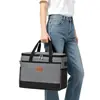 Bolsa de Picnic al Aire Libre Bolsa Térmica Tela Oxford Engrosada Paquete de Hielo Portátil para Coche Conservación Fresca Almacenamiento en Frío Gran Capacidad Almuerzo