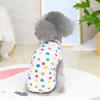 2022 nova roupa para cães e gatos de pequeno e médio porte em estoque transfronteiriça cor de pelo reto colete de coração conjunto de pernas
