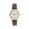 Novo Relógio Feminino Minimalista com Estilo Fresco, Escala Digital, Movimento a Quartzo, Adequado para Estudantes, Pulseira de Couro Atacado, Mostrador Feminino