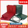 Directo de Fábrica Lazo Rojo Collar de Perlas Caja de Embalaje de Joyería Traje Cadena de Cuentas Verde Oscuro Joyería Caja de Joyería