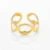 Suministro Especial Transfronterizo Pulsera Abrible de Acero Inoxidable Europea y Americana para Mujer Pulsera Hidráulica de Forma de C de Alta Gama Joyería de Moda Venta al por Mayor