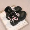 Botas Martin para Niña Primavera y Otoño Botines Cálidos con Forro de Felpa para Niños 2024 Nuevo de Primavera Botas Individuales para Niña Moda Botas de Cuero de Princesa