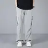 Pantalones Cargo Casuales de Otoño para Hombre Sueltos Modernos de Moda Ropa Nueva para Hombre Caída Pierna Ancha Pierna Recta Casuales Largos para Hombre