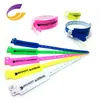 Correa de plástico PVC de tres capas con logo 6060PVC pulsera de muñeca pulsera de identificación pulsera desechable