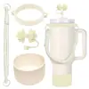 Botella de Agua Térmica Stanley Tapón Antipolvo Taza con Popote Tapa de Taza Correa de Mano Cordón para Botella de Agua Múltiples Estilos Versátiles Set