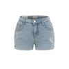 Shorts Jeans de Cintura Baixa Estilo Americano para Mulheres Verão 2025 Novo Versátil Slim-Fit Elástico Rasgado Colado ao Corpo Hot Pants