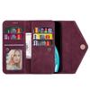 Para Samsung A21 Funda de Cuero para Teléfono Móvil de Tarjetas de Negocio A41 Funda Protectora Mil-Cien A40 Funda para Teléfono Móvil con Estuche para Tarjetas Cruzado