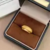 Anillo Chapado en Oro de 24 Quilates con Fuerte Retención del Color, Nuevo Estilo Chino, Artesanía Retro, Diseño de Moneda de Cobre Dorado, Simbolizando Riqueza