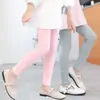 Leggings de primavera e outono para meninas, meias-calças de bebê para crianças 95% algodão slim-fit calças externas infantis fabricantes atacado