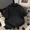 Camiseta de Manga Corta para Hombre de Algodón 270g con Diseño de Empalme Estilo Nuevo de Verano Estilo Coreano Tendencia Camiseta Juvenil Talla Grande