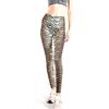 9822 Leggings con Estampado Animal Europeo y Americano Trbottomyy Leggings de Exportación Pantalones de Nueve Puntos Leggings al por Mayor